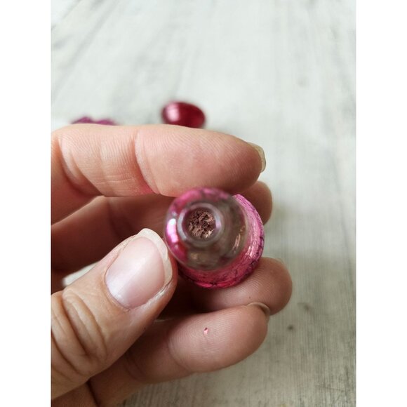 Vintage mini glass mercury bell ornament AS IS Xmas tree - Picture 2 of 12